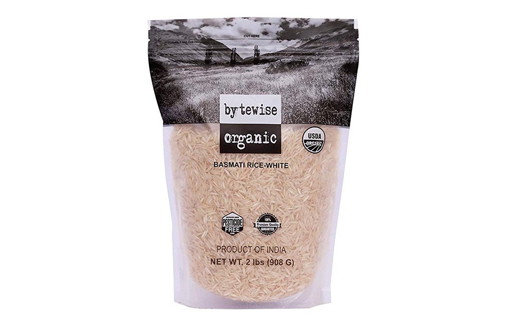 Bytewise Organic Basmati Rice-White   Pack  908 grams